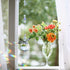 WEISIPU Crystal Hanging Decorations - Hanging Ornament Crystals Butterfly Suncatchers with Clear Crystal Ball for Home, Office, Garden Decoration,...