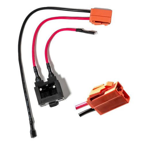 12 v battery wire harness Connector compatible with Power Wheels Kid Trax Kids Jeep for Replaceable 15A Fuse 12 volt ride on toy Parts...