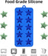 Star Chocolate Molds 3pcs Silicone Star Candy Molds for Baking Ice Cube Resin Soap Jelly(Star Size 1.93in)...