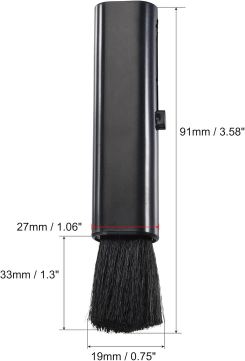 MECCANIXITY Computer Cleaning Brush Tools Soft Bristle with 3.6 Inch Plastic Handle for Keyboard, Camera Lens, Electronics, Home, Office, 2 Pack...