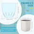 240 Counts Mini Trash Bags 0.5 Gallon Tiny Mini Garbage Bags Small Pet Bags Strong Trash Bags Trash Can Liners for Car Kitchen Office Desktop Mini...