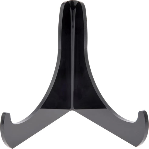 Plymor Small Black Acrylic 60-Degree Angle Easel With Deep Support Ledges, 3" H x 3.125" W x 2.5" D...