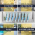 Grout Repair Kit (Gold 5.6 Oz-160 Gr), Four Way Use, Repair, Renew, Repaint, Fill The Gaps, Fast Drying, Odorless, Waterproof and Pre-Mixed Grout ...