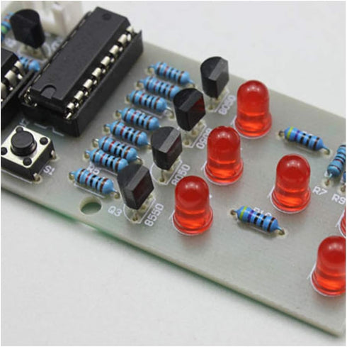 2Sets Electronic Dice Board Kit LED Circuit DIY Kit Student Electronic Learning...
