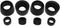 ACDelco Professional 18K2486 Inner and Outer Front Disc Brake Caliper Rubber Bushing Kit...