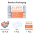 10Pcs Lever Wire Connectors, 1 in 4 Out DIY Mini Quick Terminal Block Compact Splice Electrical Connectors, 24-12 AWG...