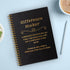 Difference Maker Black Golden Hardcover 160 Pages Blank Spiral Notebooks, Employee Appreciation Gift, Thank You Gift for Coworker Boss, Unique Off...
