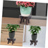 1pc Flower Pot Stand Outdoor Plant Rack Home Accents Decor Outdoor Decoration Freestanding Ladder Shelf Wood Plant Stand Wood Plant Stool Wooden O...