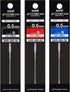 Uni Jetstream PRIME 0.5mm Oil-based Ballpoint Pen Black Body + Black/Red/Blue Refills, Sticky Notes Value Set...
