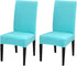 2 Pack Dining Chair Covers, Stretch Spandex Removable Washable Protector Chair Slipcovers for Dining Room Kitchen Hotel (Sky Blue)...