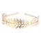 Toyvian Bridal Hair Crown Roman Goddess Leaf Branch Dainty Head Dress Boho (Gold)...