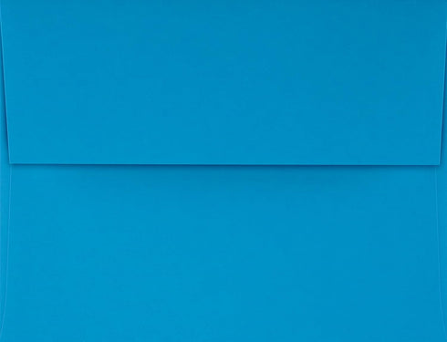 LUXPaper A2 Invitation Envelopes | Peel & Press | 4 3/8" x 5 3/4" | Pool Blue | 80lb. Text | 50 Qty...