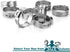 LOKMAN 50 Pack 3/4 Inch PEX Cinch Clamps, Stainless Steel Cinch Crimp Rings Pinch Clamps for PEX Tubing Pipe Fitting Connections (3/4 Inch)...