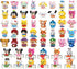 3D Mini Building Blocks, Micro BlocksToy Gift,Easter/Birthday/Christmas (Panda Pumpkin hat 396 PCS)...