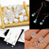 Matte Crystal Glass Mermaid Aurora Moonstone Beads for Jewelry Making...