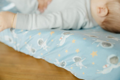 Premium Knit Changing Pad Cover by Copper Pearl: Soft, Stylish, and Universal Fit for All Standard Diaper Changing Pads, Trendy Design Changing Pa...