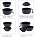 33oz Microwave Ramen Cooker,Ramen Bowl Set,Instant Noodles Bowl with Chopsticks,Rapid Ramen Cooker with Handles for College Dorm Room Apartment Es...