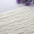 3D Wall Panels Wall Sticker Wallpaper, Waterproof Self Adhesive Pe Foam, Peel and Stick Decor Wall Panels for Home Office Background Wall (1, Whit...