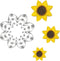 Sunflower Cookie Cutter Set-Size 3.8" 3.1" 2.6"-3 Piece-Cookie Cutters for You Are My Sunshine Baby Shower Birthday Party Decorations...