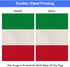Italy Flag Italian Garden Flags 12x18 Double-Sided Small Burlap Yard Flag Decorations for Outdoors(Italy)...