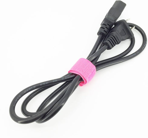 Pasow 50pcs Cable Ties Reusable Fastening Wire Organizer Cord Rope Holder 7 Inch (Hot Pink)...