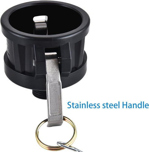 330 275 Gallon IBC Tote Tank Adapter Fittings 2" Cam Lock x Garden Hose Food Garden for Water Tank...