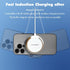 Wireless Charger with Fast Charging Capability,Compatible with iPhone and Samsung Galaxy S24, Google Pixel 8 | iPhone Charger Pad with Finger Ring...