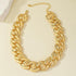 Denifery Dainty Gold Chunky Choker Cuban Link Chain Thick Necklaces Punk Statement Hip Hop Jewelry for Women...