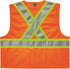 Ergodyne - 26187 GloWear 8235ZX ANSI Two-Tone High Visibility Orange Safety Vest with X-Back, 2XL/3XL...