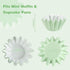 200Pcs Sage Green Grease-Resistant Mini Cupcake Liners Wedding Muffin Baking Cups Baby Shower Cupcake Wrappers for Wedding Birthday Holiday Party ...