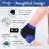 NEWGO Ankle Ice Pack Wrap for Swelling, Ice Pack for Ankle Injuires Reusable Ankle Cold Pack Wrap Hot Cold Therapy Ankle Ice Wrap for Sprained Ank...