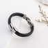 Infinity Knot Leather Bracelet Forever Linked Together Bracelet Birthday Christmas Anniversary Bracelet Idea Mens Braided Cuff 7.8/8.5/9 Inches Br...