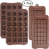 4 Pcs Silicone Chocolate Molds, Non-Stick Chocolate Bar Mold Break-Apart Candy Mold Ice Cube Tray Silicone Baking Mould...