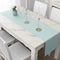 DUALIFE Handcrafted Solid Color Dining Table Runner for Wedding Party Birthday Graduations, Banquet Catering Services Event?Dresser Scarf, Double-...