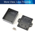 Fielect 3Pcs Project Box ABS Plastic Junction Box Dustproof Universal Electrical Project Case Enclosure with Ear Black, 2.44 x 1.97 x 0.87 inch...