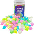 Glow in The Dark Stones - 100pcs Glowing Rocks Luminous Stone for Vase Fillers Fish Tank Aquariums Rocks Fake Jewels Crysetal Plastic Jewels Gem P...
