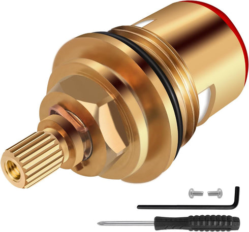147210 Shower Cartridge Replacement Volume-Control Cartridge For Bathroom Faucets,Compatible With 3/4" Exact Temp Valve System.Brass Construction...