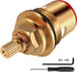 147210 Shower Cartridge Replacement Volume-Control Cartridge For Bathroom Faucets,Compatible With 3/4" Exact Temp Valve System.Brass Construction...