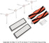 Robot Vacuum Mop Brush Kit,Brush Filters White Flat Comb Kit Fit for 1C Dreame F9 Xiaomi 1T Mi Robot Vacuum Mop Replacement...