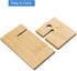 Bamboo Phone Stand Holder Adjustable Folding Phone Stand with Chargeable Hole for Desk...
