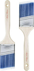 Bates- Paint Brushes, 2.5 inches, 2 Pack, Angle Brushes, Treated Wood Handle, Paint Brushes for Walls, Stain Brush, Wall Paint Brushes, Furniture ...
