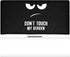 kwmobile Computer Monitor Cover Compatible with 34-35" Monitor - Don't Touch My Screen White/Black...