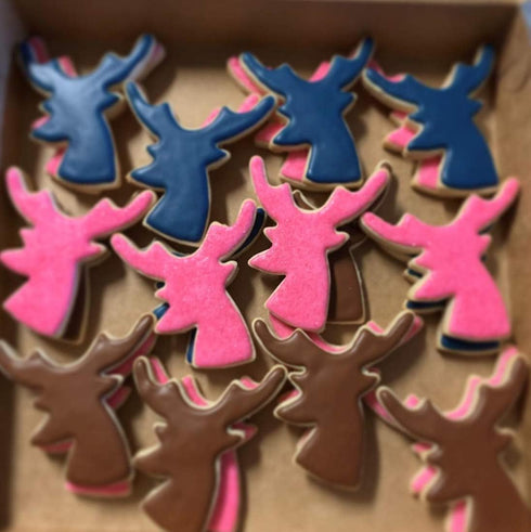 Deer Reindeer Head Cookie Cutter 4”, Made in USA by Ann Clark...