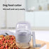 Food Chopper, Mini Portable Dog Food Processors, 250ML cat food chopper, Can Cut Up Cat And Dog Food To Make Their Food Easier To Eat - Manual Foo...
