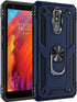 Military Grade Drop Impact for LG Aristo 4 Plus Case,LG Aristo 4+/Aristo4/K30 2019/Prime 2/Escape Plus Case Metal Rotating Ring Kickstand Holder M...