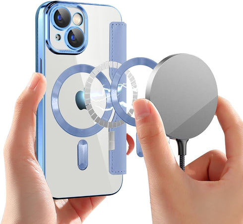 Asuwish Phone Case for iPhone 15 6.1 inch Wallet Cover with Tempered Glass Screen Protector RFID Blocking Flip Credit Card Holder Slot Leather Cel...