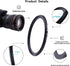 62mm Lens to 58mm Camera Lens Adapter,62mm to 58mm Filter Step up Ring Adapter Ring,Compatible All 58mm Filter Accessory...
