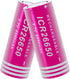 26650 Rechargeable Battery 3.7V 6800mAh Flat Top 2 Pack 26650 Batteries for LED Flashlight Headlamp...
