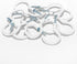 HULISEN 2.9" Large Ceiling Hooks, 12 Pcs Heavy Duty Screw-in Wall Hooks, Vinyl Coated Sturdy Screw Cup Hook for Hanging Plants, Mugs, Wind Chimes,...