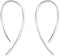 Boma Jewelry Sterling Silver Wire Loop Pull Through Threader Hoop Earrings...